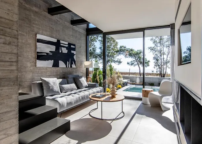 Villa Ikies 3 Modern Eco-friendly Private Seaview Signature With A Pool