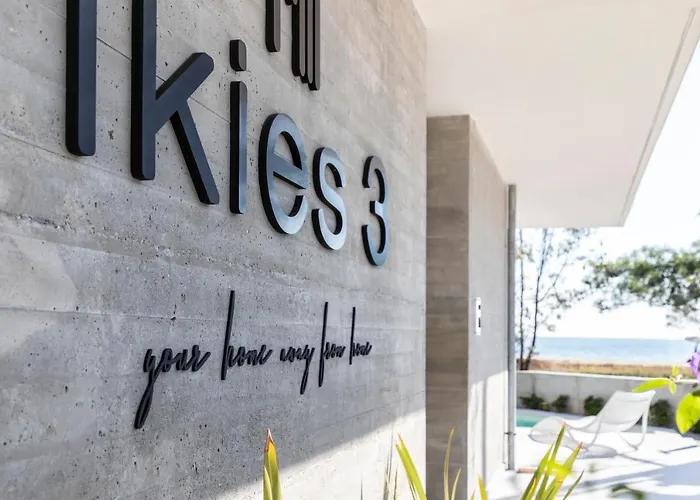 Ikies 3 Modern Eco-friendly Private Seaview Signature With A Pool