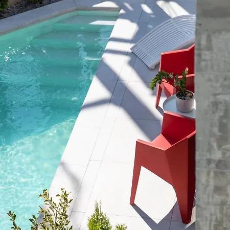 Ikies 3 Modern Eco-friendly Private Seaview Signature With A Pool * Vólos