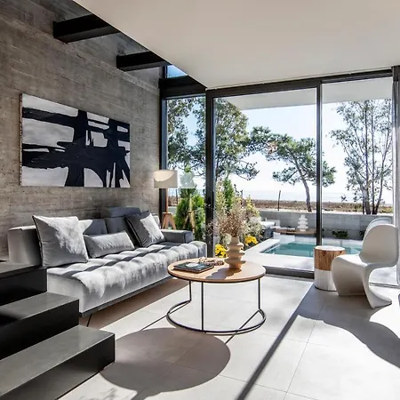 Villa Ikies 3 Modern Eco-friendly Private Seaview Signature With A Pool