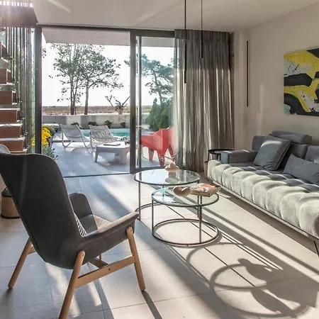 Ikies 3 Modern Eco-friendly Private Seaview Signature With A Pool Vólos