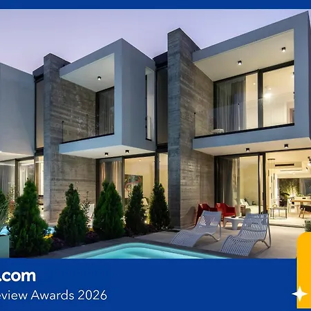 Ikies 3 Modern Eco-friendly Private Seaview Signature With A Pool *