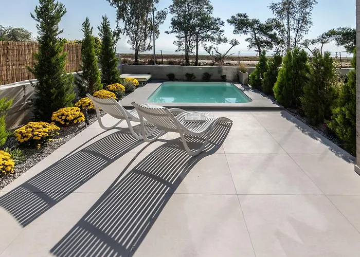 Ikies 3 Modern Eco-friendly Private Seaview Signature With A Pool *